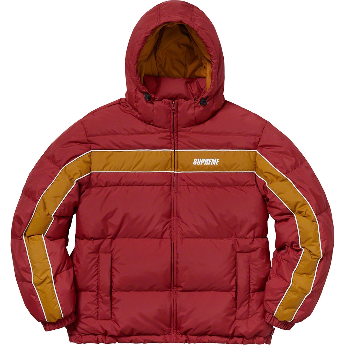 Stripe Panel Down Jacket view 5